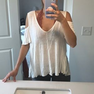 Free People Cut Out Tee